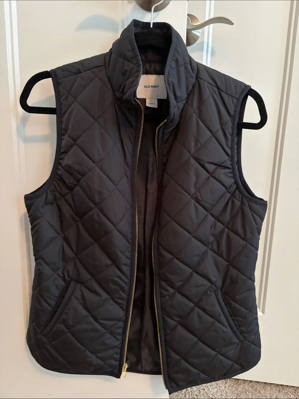 Old Navy Quilted Navy Blue Women's Vest